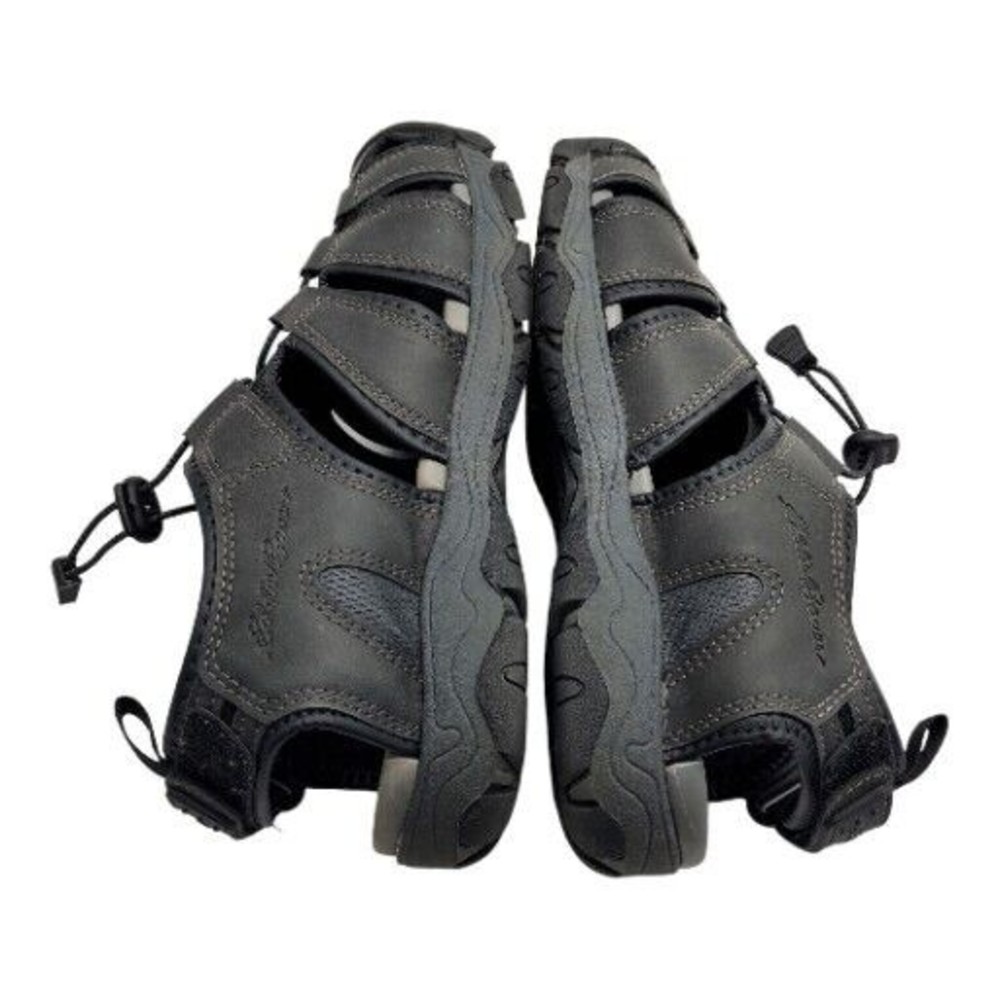 Eddie Bauer Men's 9M Meridian Bump Toe Sandal Black River Float Trip Water Shoe - Picture 8 of 12